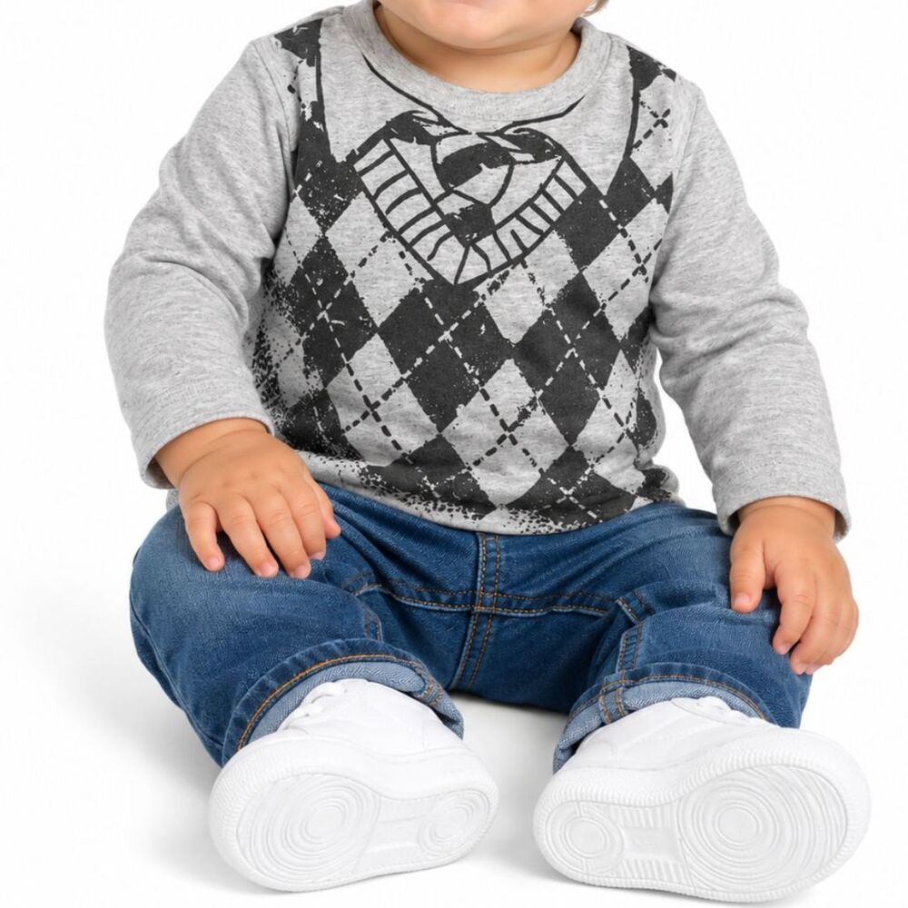 🔥 5 for $30 🔥 Babies R Us Boys Mock Sweater Vest Shirt | 6-9M